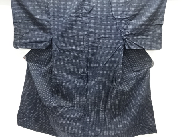 JAPANESE KIMONO / ANTIQUE MENS KIMONO / COTTON / KURUME KASURI